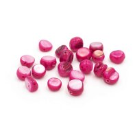 Perlen aus Perlmutt in pink 7-9mm 20 Stück