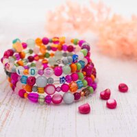Perlen aus Perlmutt in pink 7-9mm 20 Stück