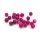 facettierte Perlen aus Achat in fuchsia 6mm 20 Stück