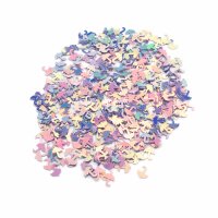 Regenschirm‑Pailetten lila - Einleger für Schmuck, 2...