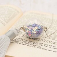 Regenschirm‑Pailetten lila - Einleger für Schmuck, 2...