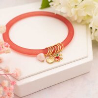 Biegeringe aus Messing mit 24k Gold Beschichtung 10mm 10...