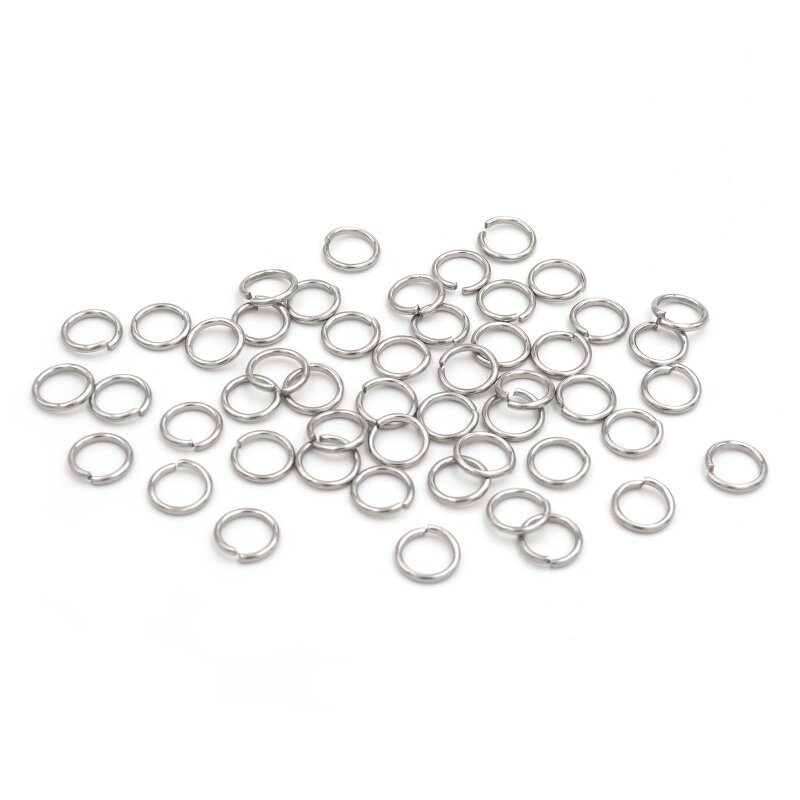 Biegeringe aus 304 Edelstahl 6 mm 50 Stück