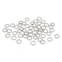 Biegeringe aus 304 Edelstahl 6 mm 50 Stück