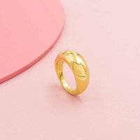 Ring Ava aus 304 Edelstahl mit Ionenplattierung