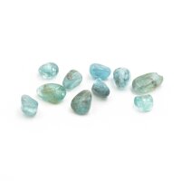 Nuggets als Perlen aus natürlichem Apatit in blau 10...