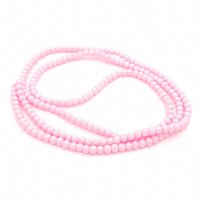 Glasperle in rosa 4mm 1 Strang