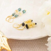 Brisuren mit Öse aus Messing 24k Gold beschichtet 4...