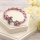 Paracord in rosa mit Muster 4mm 30 Meter