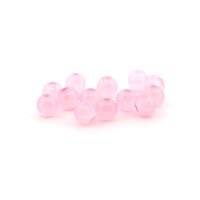 Glasperlen Jade-Optik Rosa 6,5mm 1 Strang