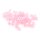 Glasperlen Jade-Optik Rosa 6,5mm 1 Strang