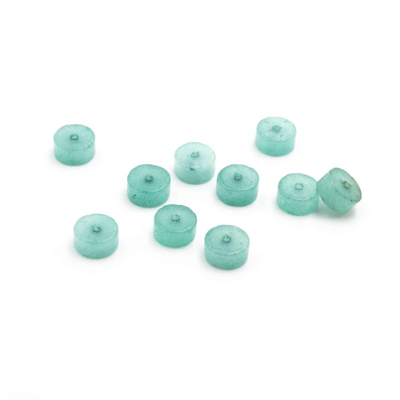 Heishi Perlen aus Amazonit 4mm 10 Stück
