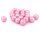 Glaswachsperlen in Pink 14 mm 20 Stück