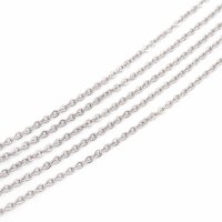 Gliederkette aus 304 Edelstahl 2,4 x 2 mm 4 Meter