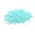 Rocailles Perlen opak in cyan 3mm 10 Gramm