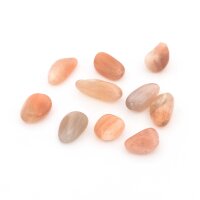kleine Nuggets als Perlen aus Sonnenstein in Orange und...