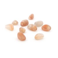 kleine Nuggets als Perlen aus Sonnenstein in Orange und...