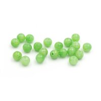 Perlen aus Jade in grün 6 mm 20 Stück