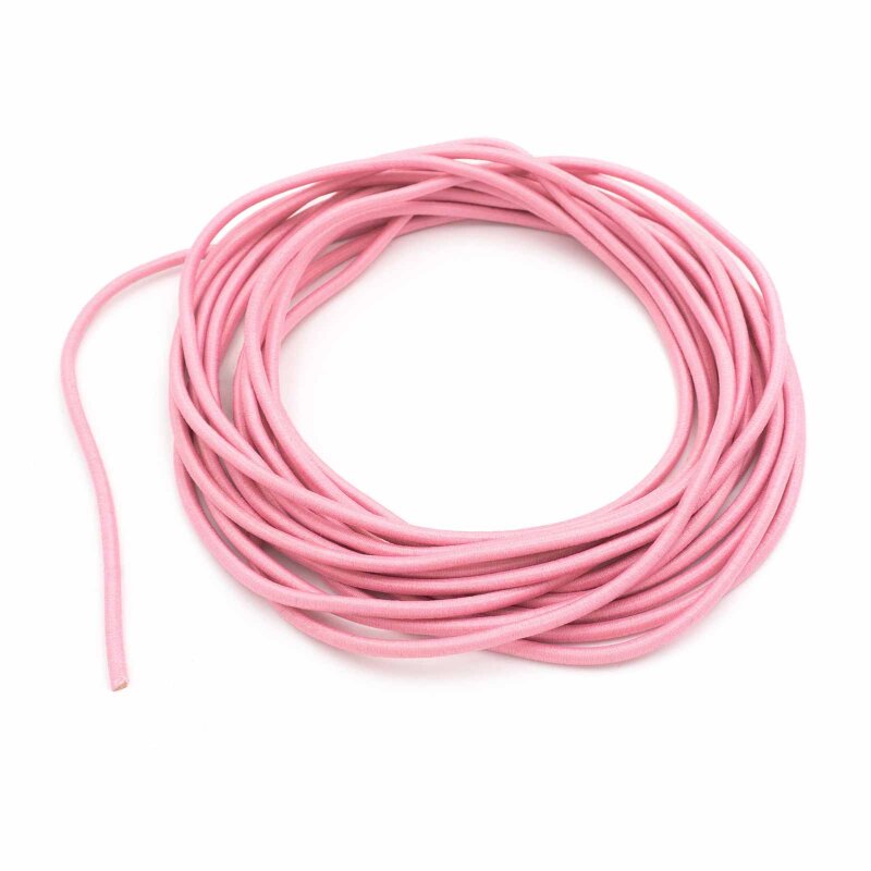 Gummiband in rosa 2mm 4 Meter