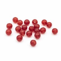 Jadeperlen in rot eingefärbt 6mm 20 Stück