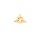 Federring 11 mm mit 18K Goldbeschichtung