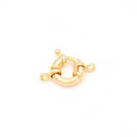 Federring mit 18K Goldbeschichtung 16 mm 1 Stück