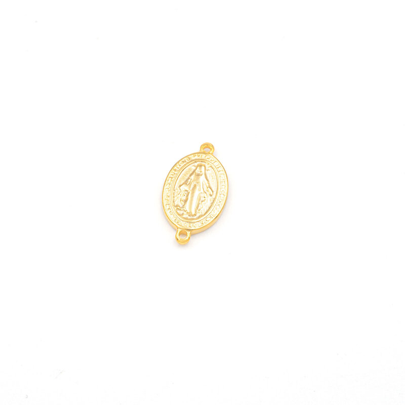 Mariensymbol als Verbinder aus 304 Edelstahl goldfarben 1 Stück