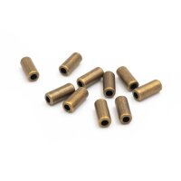 Längliche Perlen in antik bronzefarben 12mm lang 10...