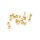 Zwischenperlen aus Messing langanhaltende 24k Goldbeschichtung 3x2,5mm 20 Stück