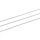 Gliederkette 304 Edelstahl in platinfarben 2x1,5mm 2 Meter