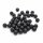 gefrostete Perlen aus Onyx in schwarz 10mm ein Strang mit 39 Perlen