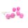 Jadeperlen in magenta eingefärbt 12mm 6 Stück