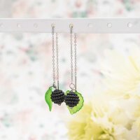 Acrylperlen als Beere in schwarz 10mm 20 Stück