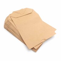 Bodenbeutel aus Papier in Braun 9x5x21cm 24 Stück