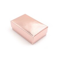 Geschenkbox in metallic rosa 8cm x 5cm