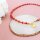 kleine Glasperlen opak in rot-orange 4mm 200 Stück