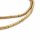 Zwischenperlen aus synthetischem Hämatit in Goldfarben 3 mm 1 Strang 400 Stück