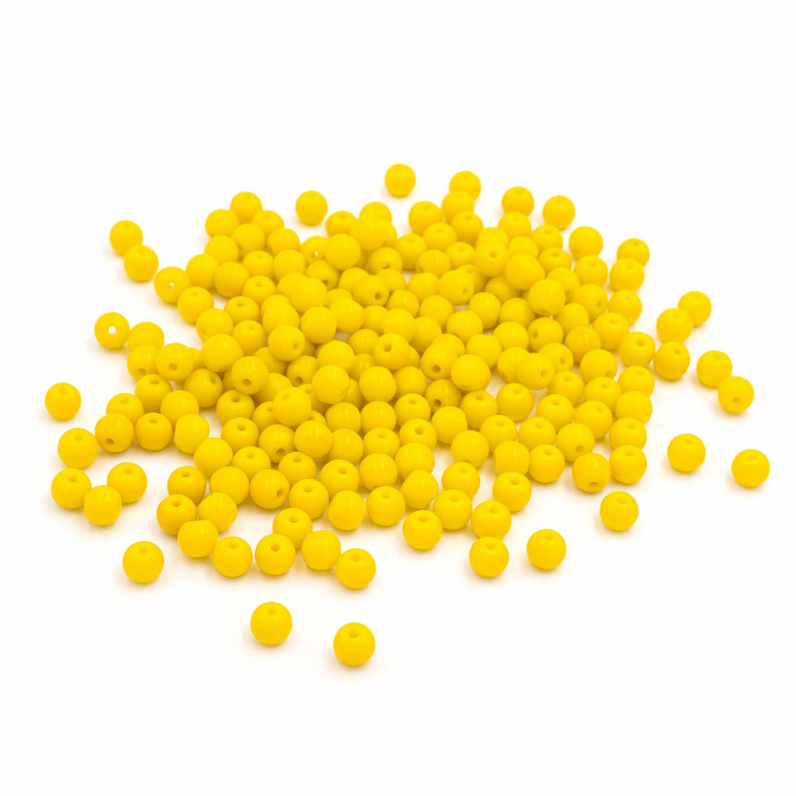 kleine Perlen in gelb | Vintageparts.eu