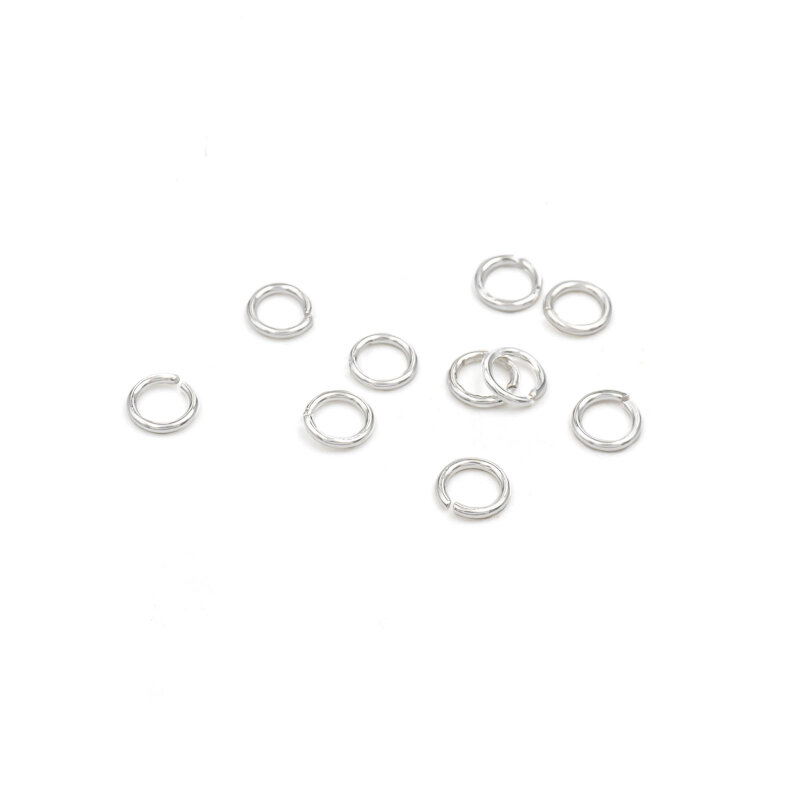 Biegeringe aus 925er Silber 5 mm 10 Stück