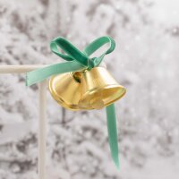 Glöckchen in goldfarben 25mm 6 Stück