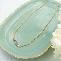 Gliederkette aus 304 Edelstahl mit goldfarbener IP...