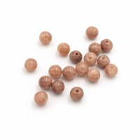 Jadeperlen in Macchiato 4 mm 20 Stück