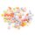 Matte Acrylperlen im Farbmix Pastelltöne 8 mm 100 Stück