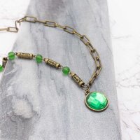 schlichte Fassungen in antik bronzefarben für 16mm...
