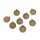 schlichte Fassungen in antik bronzefarben für 16mm Cabochons 8 Stück