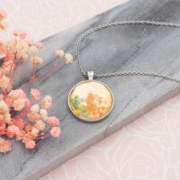 Fassungen für 30mm Cabochons in platinfarben 2...