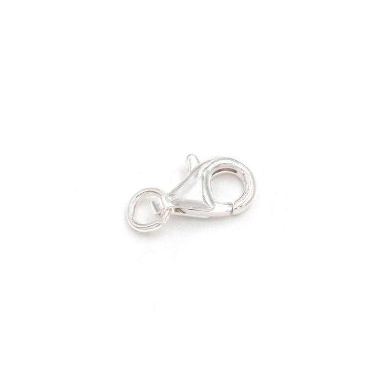 Karabinerverschluss aus 925er Sterling Silber 11mm 1 Stück
