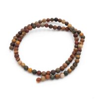 Perlen aus Picasso Jaspis 5mm 1 Strang mit über 80...