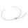 Edelstahl Gliederarmband mit Herz-Verlängerungskette & Karabinerverschluss