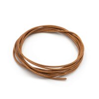 Lederband in rostbraun 1,75mm 2 Meter